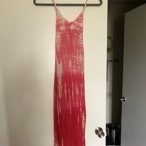 Tie dye maxi sundress
